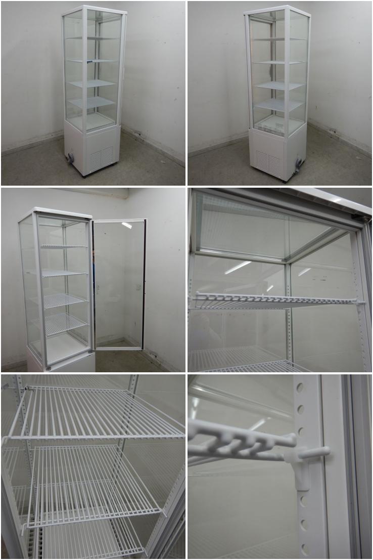 四面ガラス冷蔵ショーケース サンデン・リテールシステム AGV-90X-E 業務用 中古 送料無料