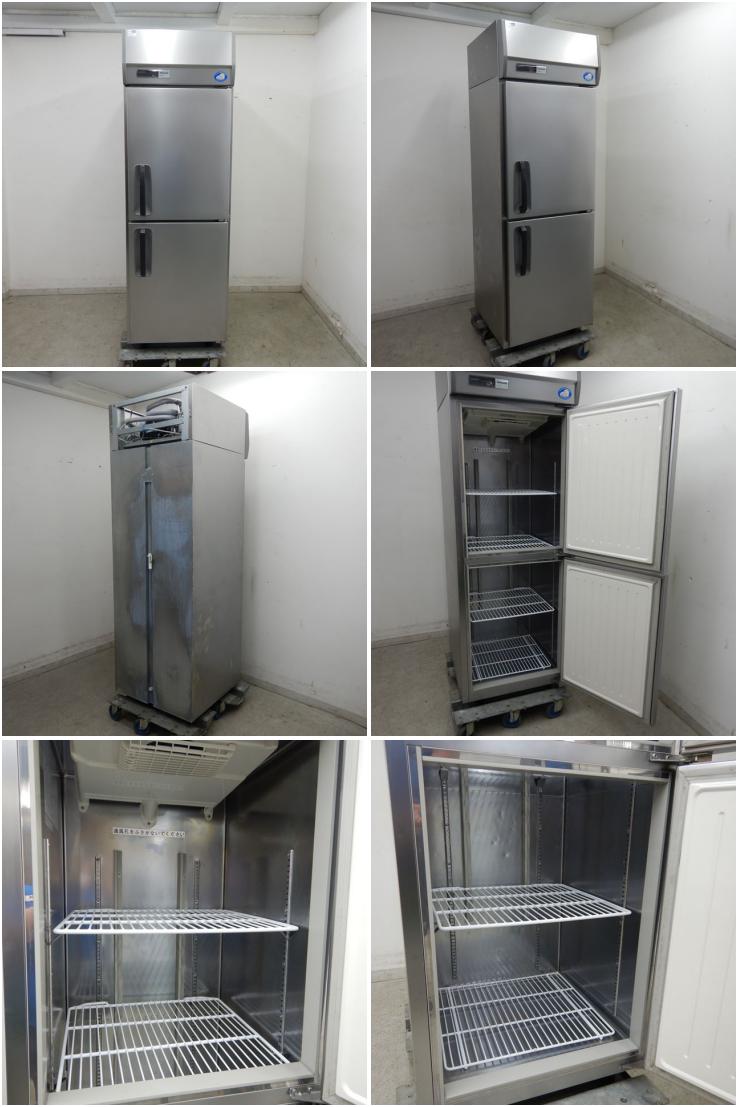 中古】 A04791 冷凍庫 2枚ドア パナソニック SRF-K661 2016年製 100V 