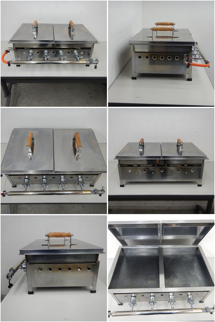 超人気 EC ジャングルIKK ガス餃子焼き器 仕切付Gkw20 ＬＰＧ プロパンガス メーカー直送 代引不可