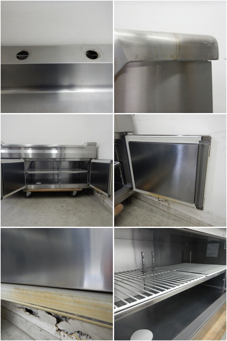 2021特集 フクシマガリレイ 冷蔵低コールドテーブル TNC-40RM3-F 中古 4ヶ月保証 2019年製 単相100V 幅1200x奥行600  厨房