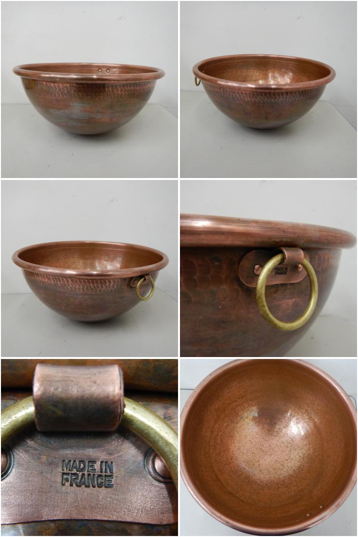 銅鍋　銅ボール　さわり鍋純銅製
