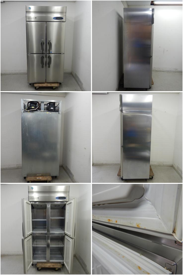 中古】 A05779 冷凍冷蔵庫 1凍3蔵 ホシザキ HRF-90ZT 2013年製 100V 幅 