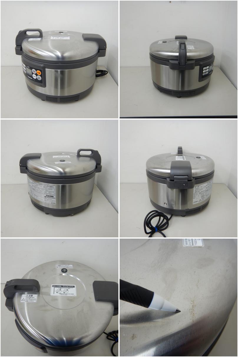 再入荷定番中古 税込 F 業務用 16年製 ZOJIRUSHI 象印 3.3升 6L 電子ジャー 保温ジャー おひつ THS-C60A ステンレス 現状品 傷汚凹有 厨房用品 店舗用 その他